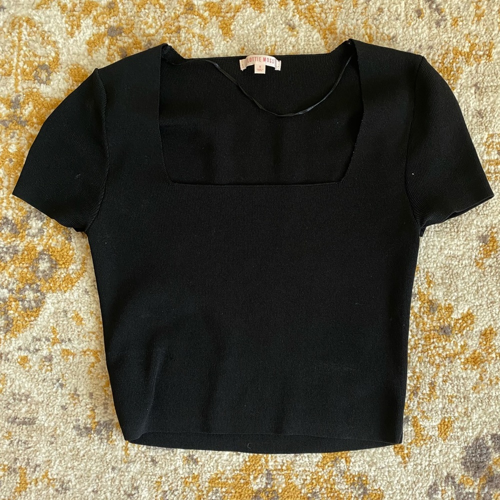 Sleek black top